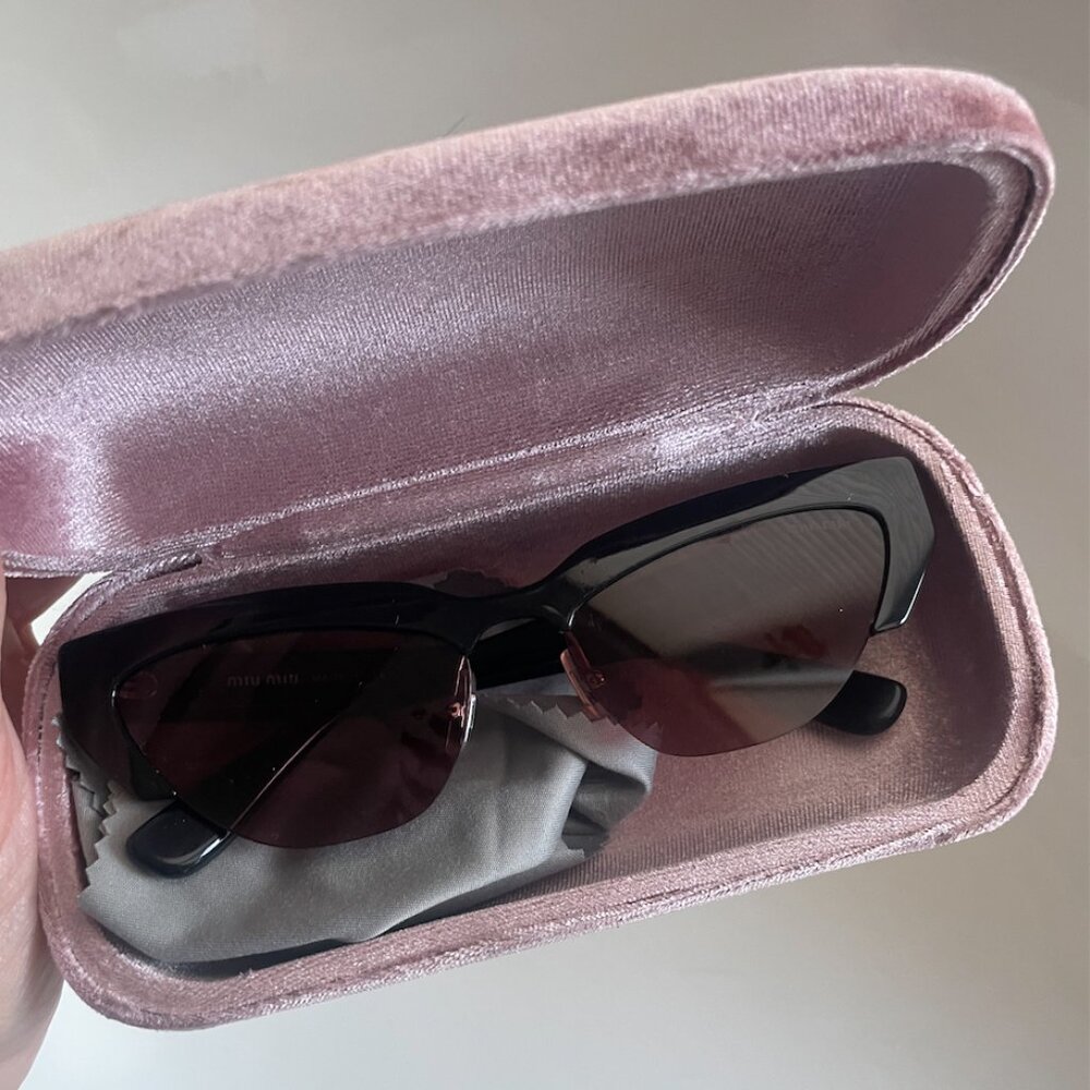 Miu Miu Pink Tint Sunglasses